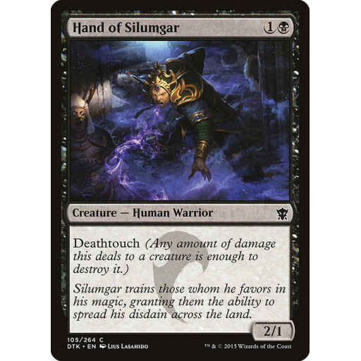 Dragons of Tarkir - 105 - Hand of Silumgar - Common - B - Non-foil