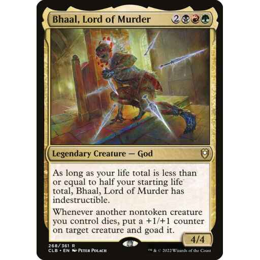Commander Legends: Battle for Baldur's Gate - 268 - Bhaal, Lord of Murder - Rare - Multi - Non-foil