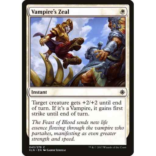 Ixalan - 43 - Vampire's Zeal - Common - W - Non-foil