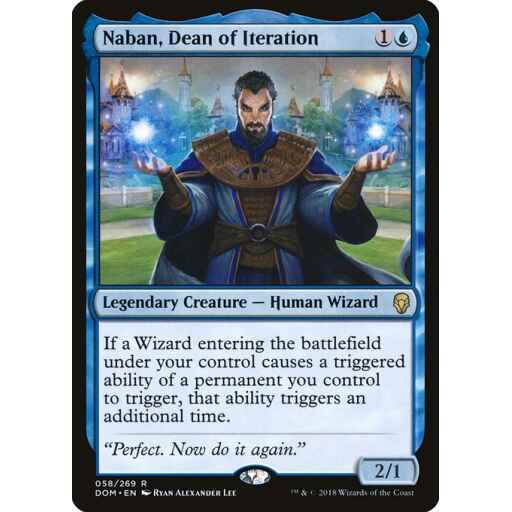 Dominaria - 58 - Naban, Dean of Iteration - Rare - U - Non-foil