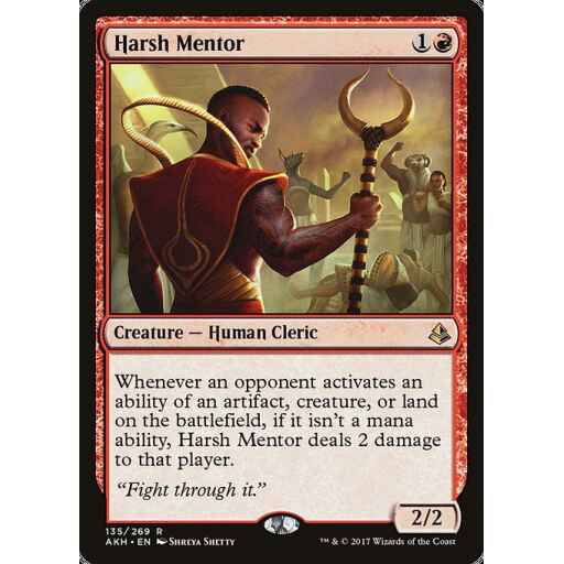 Amonkhet - 135 - Harsh Mentor - Rare - R - Non-foil