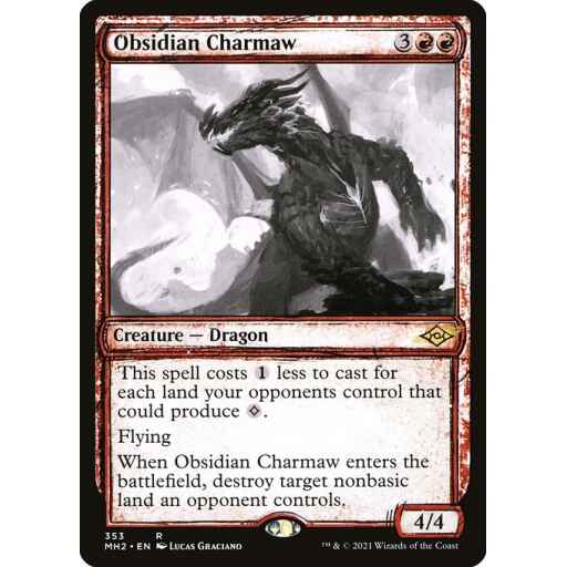Modern Horizons 2 - 353 - Obsidian Charmaw - Rare - R - Non-foil