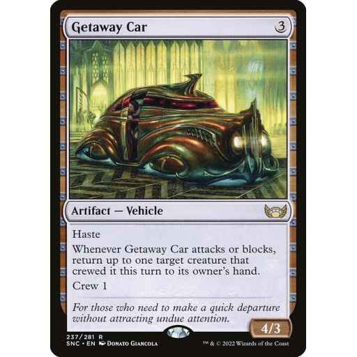 Streets of New Capenna - 237 - Getaway Car - Rare - C - Non-foil