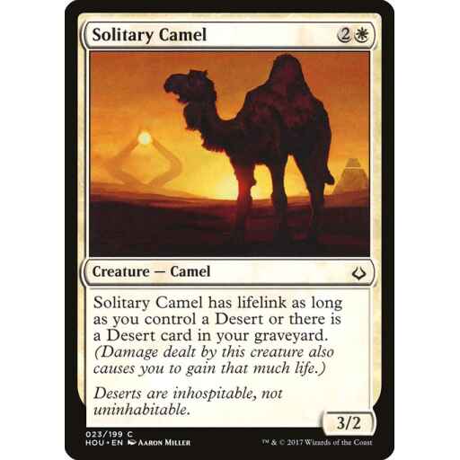 Hour of Devastation - 23 - Solitary Camel - Common - W - Non-foil