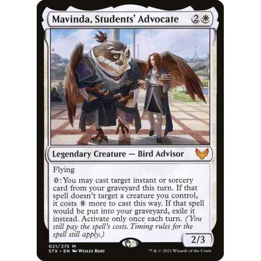 Strixhaven: School of Mages - 21 - Mavinda, Students' Advocate - Mythic - W - Non-foil