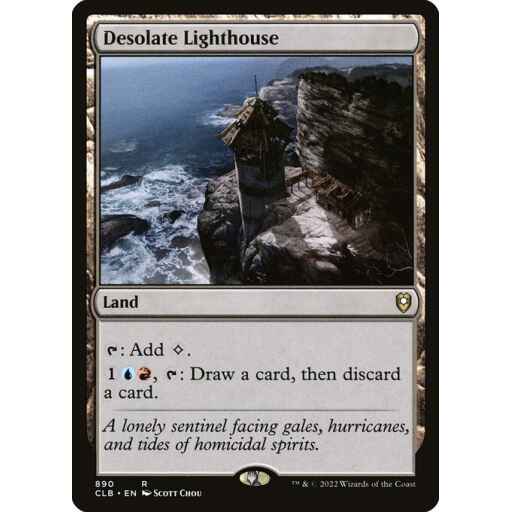 Commander Legends: Battle for Baldur's Gate - 890 - Desolate Lighthouse - Rare - C - Non-foil
