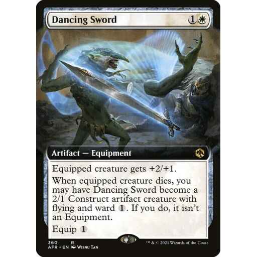 Adventures in the Forgotten Realms - 360 - Dancing Sword - Rare - W - Non-foil