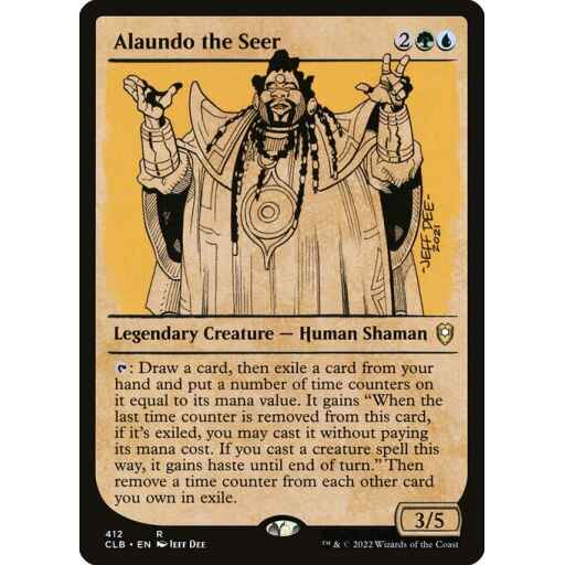 Commander Legends: Battle for Baldur's Gate - 412 - Alaundo the Seer - Rare - UG - Non-foil