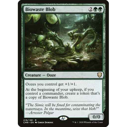 Commander Legends - 219 - Biowaste Blob - Rare - G - Non-foil