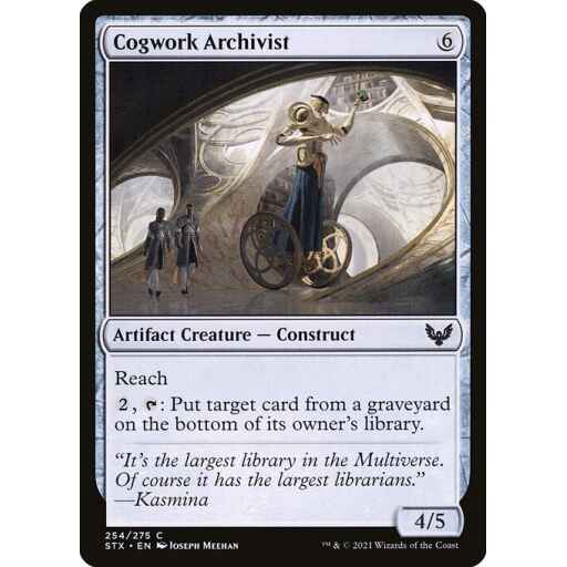 Strixhaven: School of Mages - 254 - Cogwork Archivist - Common - C - Non-foil