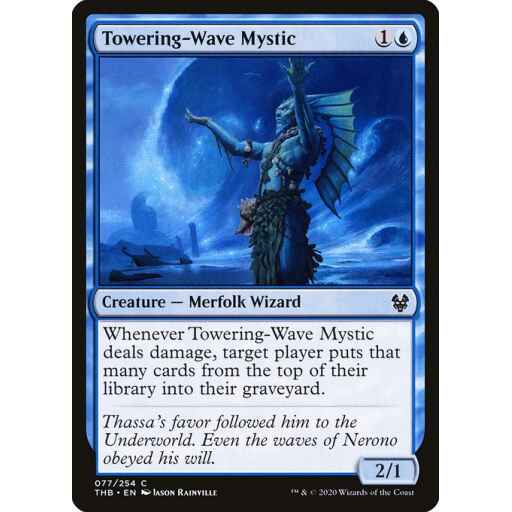 Theros Beyond Death - 77 - Towering-Wave Mystic - Common - U - Non-foil