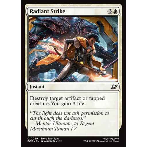 Edge of Eternities - 29 - Radiant Strike - Common - W - Non-foil