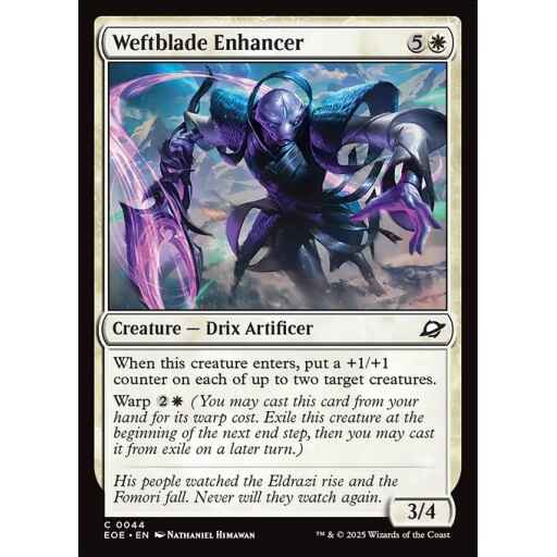 Edge of Eternities - 44 - Weftblade Enhancer - Common - W - Non-foil