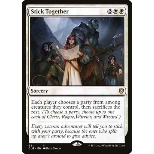 Commander Legends: Battle for Baldur's Gate - 661 - Stick Together - Rare - W - Non-foil