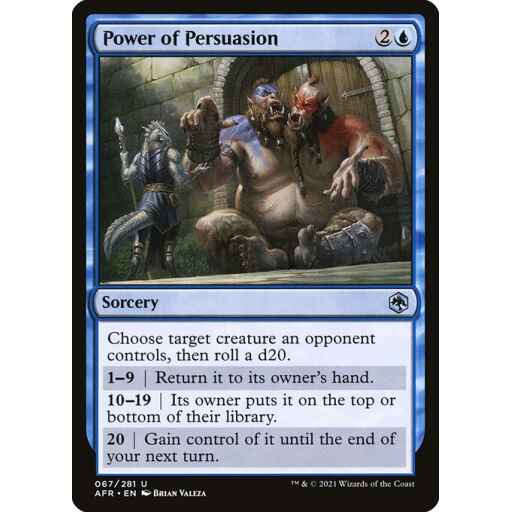 Adventures in the Forgotten Realms - 67 - Power of Persuasion - Uncommon - U - Non-foil