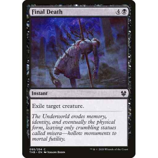 Theros Beyond Death - 95 - Final Death - Common - B - Non-foil