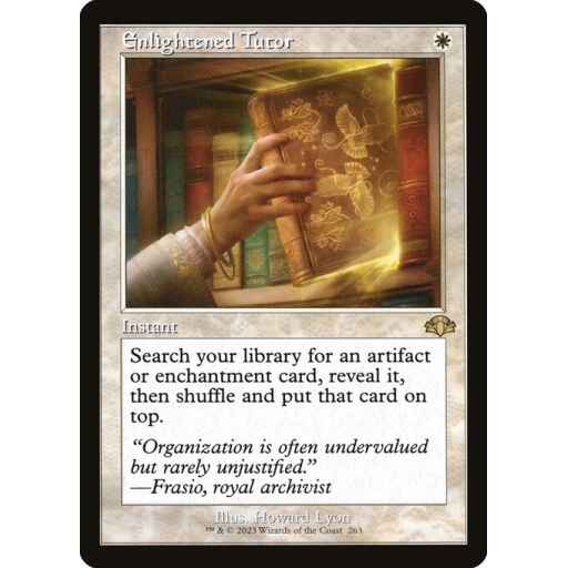 Dominaria Remastered - 263 - Enlightened Tutor - Rare - W - Non-foil