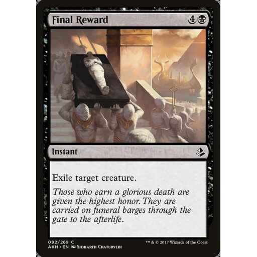 Amonkhet - 92 - Final Reward - Common - B - Non-foil