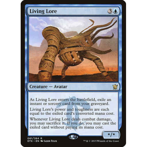 Dragons of Tarkir - 61 - Living Lore - Rare - U - Non-foil