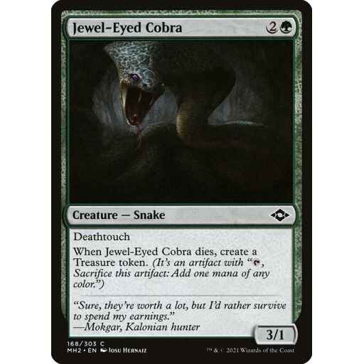 Modern Horizons 2 - 168 - Jewel-Eyed Cobra - Common - G - Non-foil