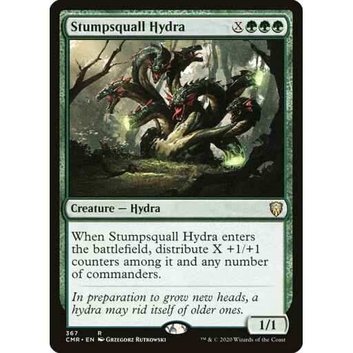Commander Legends - 367 - Stumpsquall Hydra - Rare - G - Non-foil