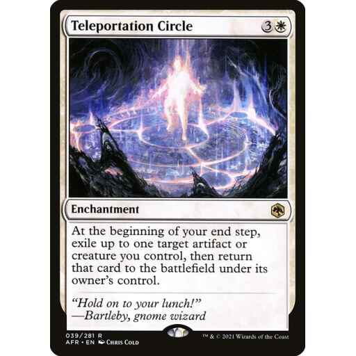 Adventures in the Forgotten Realms - 39 - Teleportation Circle - Rare - W - Non-foil