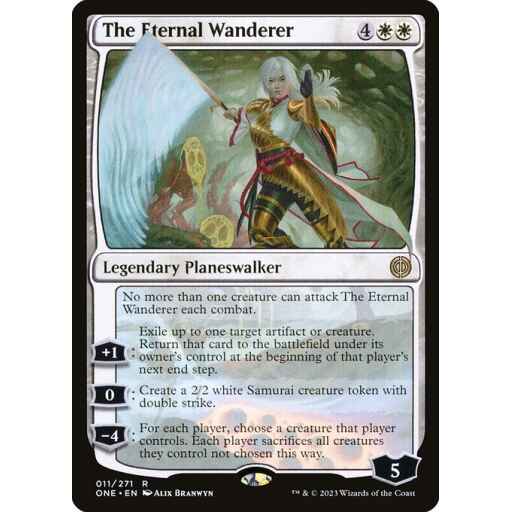 Phyrexia: All Will Be One - 11 - The Eternal Wanderer - Rare - W - Non-foil