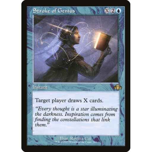 Dominaria Remastered - 293 - Stroke of Genius - Rare - U - Non-foil