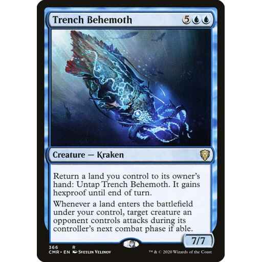 Commander Legends - 366 - Trench Behemoth - Rare - U - Non-foil
