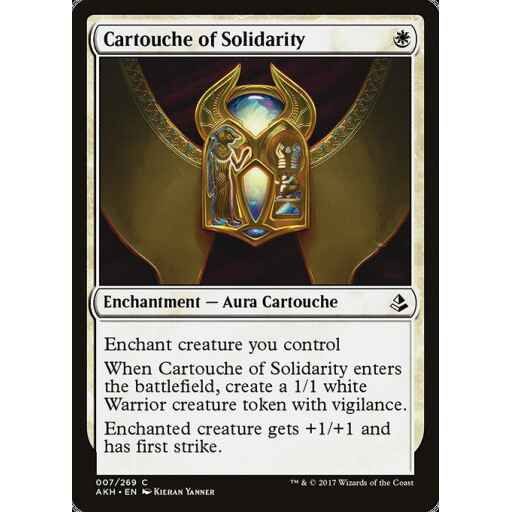 Amonkhet - 7 - Cartouche of Solidarity - Common - W - Non-foil