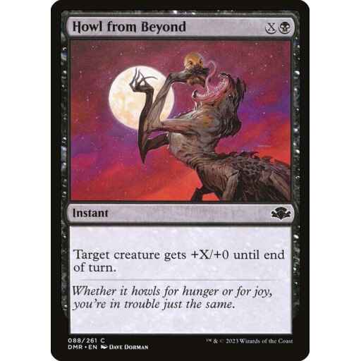 Dominaria Remastered - 88 - Howl from Beyond - Common - B - Non-foil
