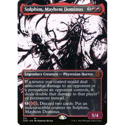 Phyrexia: All Will Be One - 312 - Solphim, Mayhem Dominus - Mythic - R - Non-foil