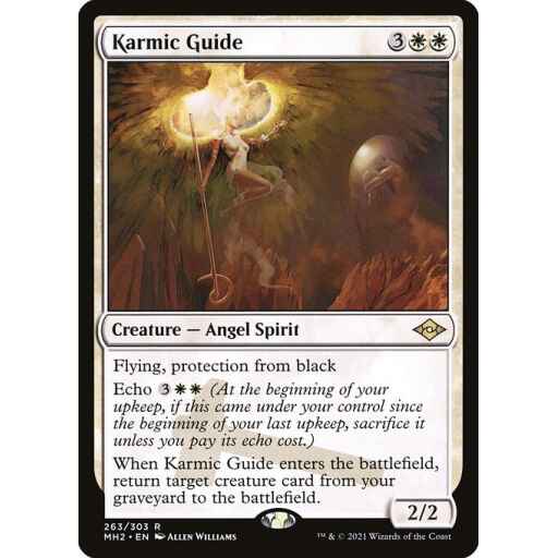 Modern Horizons 2 - 263 - Karmic Guide - Rare - W - Non-foil