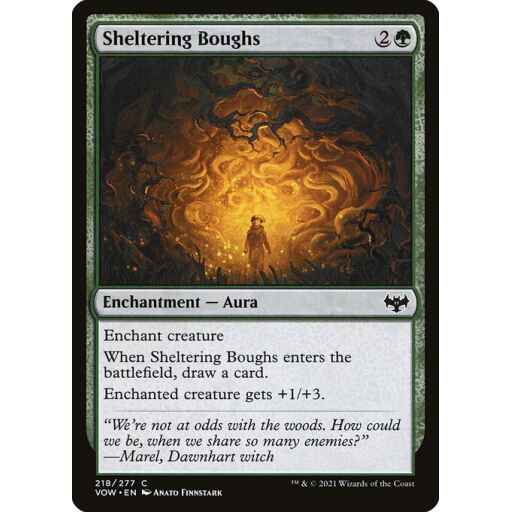 Innistrad: Crimson Vow - 218 - Sheltering Boughs - Common - G - Non-foil