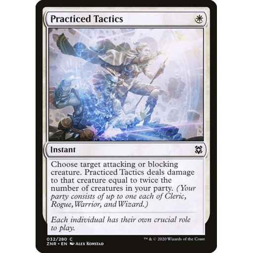 Zendikar Rising - 32 - Practiced Tactics - Common - W - Non-foil