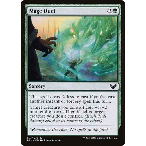 Strixhaven: School of Mages - 137 - Mage Duel - Common - G - Non-foil