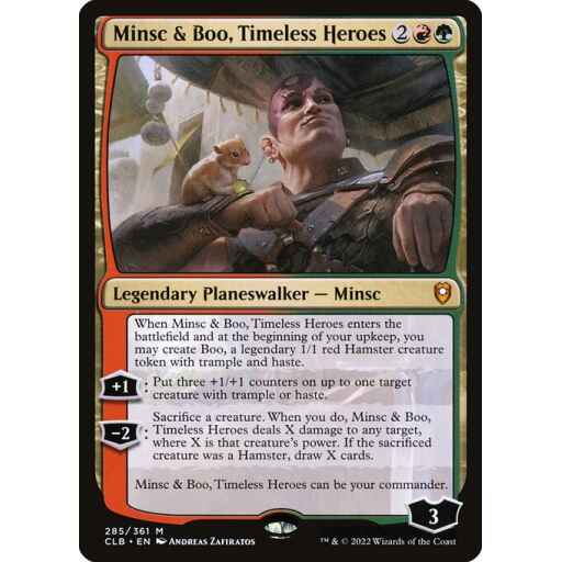Commander Legends: Battle for Baldur's Gate - 285 - Minsc & Boo, Timeless Heroes - Mythic - RG - Non-foil