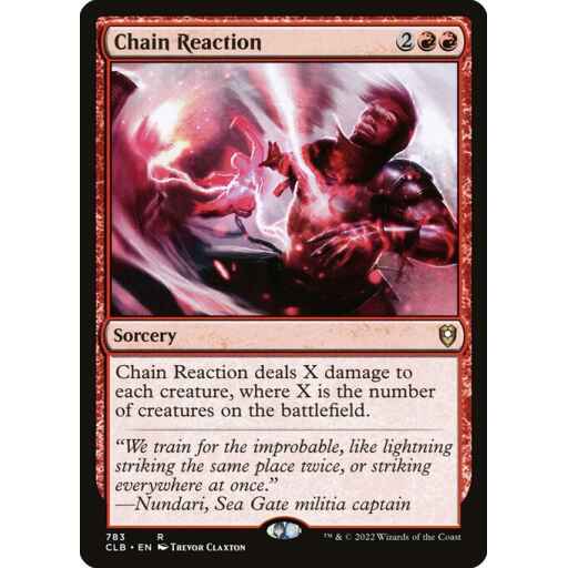 Commander Legends: Battle for Baldur's Gate - 783 - Chain Reaction - Rare - R - Non-foil