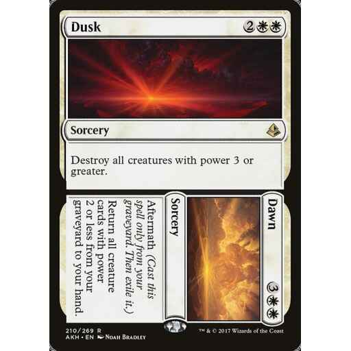 Amonkhet - 210 - Dusk // Dawn - Rare - W - Non-foil