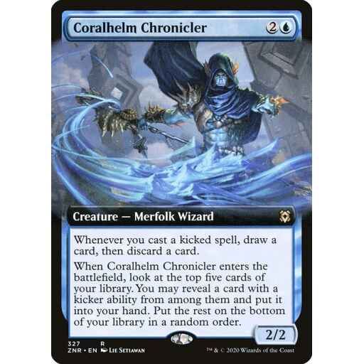 Zendikar Rising - 327 - Coralhelm Chronicler - Rare - U - Non-foil