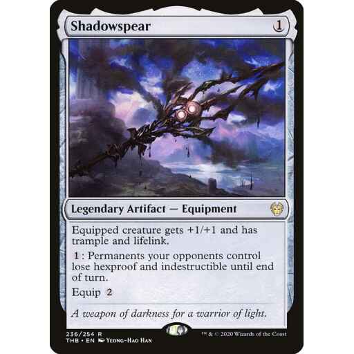 Theros Beyond Death - 236 - Shadowspear - Rare - C - Foil
