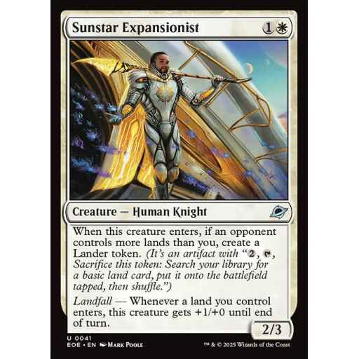 Edge of Eternities - 41 - Sunstar Expansionist - Uncommon - W - Non-foil