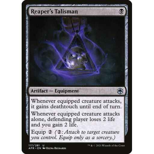 Adventures in the Forgotten Realms - 117 - Reaper's Talisman - Uncommon - B - Non-foil
