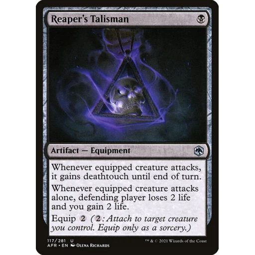Adventures in the Forgotten Realms - 117 - Reaper's Talisman - Uncommon - B - Non-foil