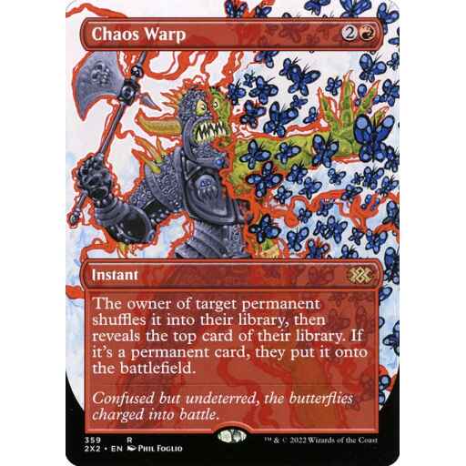 Double Masters 2022 - 359 - Chaos Warp - Rare - R - Non-foil