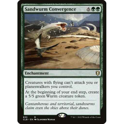 Commander Legends: Battle for Baldur's Gate - 833 - Sandwurm Convergence - Rare - G - Non-foil