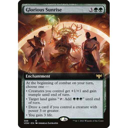 Innistrad: Crimson Vow - 388 - Glorious Sunrise - Rare - G - Non-foil