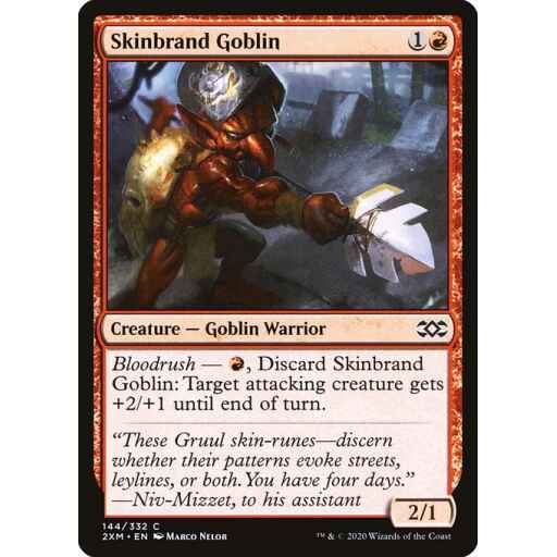 Double Masters - 144 - Skinbrand Goblin - Common - R - Non-foil