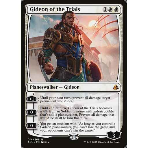 Amonkhet - 14 - Gideon of the Trials - Mythic - W - Non-foil