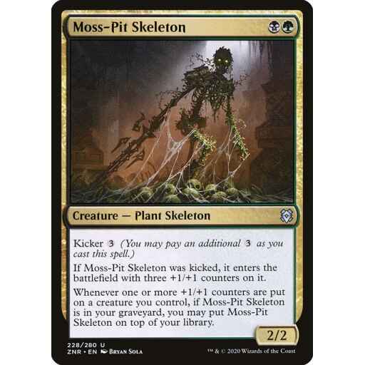 Zendikar Rising - 228 - Moss-Pit Skeleton - Uncommon - BG - Non-foil